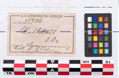 Etikett zu Bronzearmreif (NHMW-PRAE-035786)